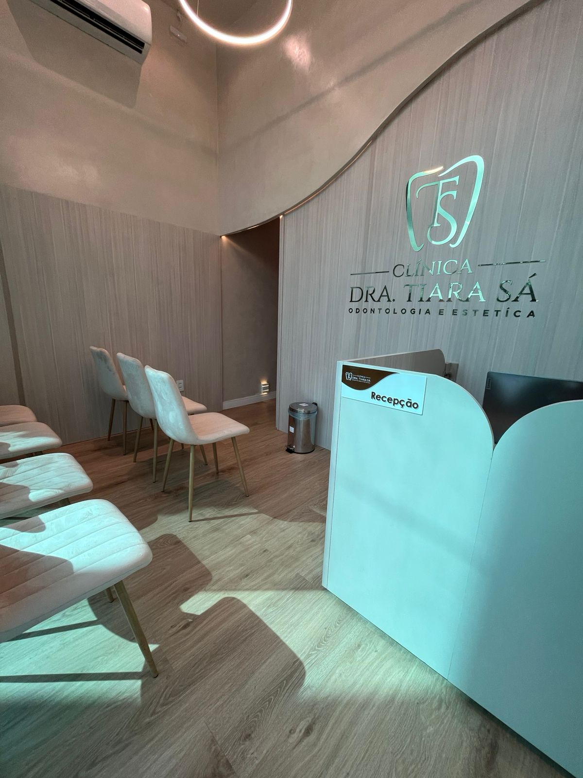 Recepção da clínica